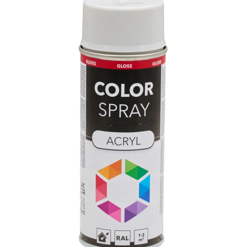 Lackspray glänzend 400 ml Acryl RAL 7035 lichtgrau