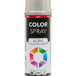 Lackspray glänzend 400 ml Acryl RAL9006 weißaluminium