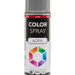 Lackspray glänzend 400 ml Acryl RAL7037 staubgrau