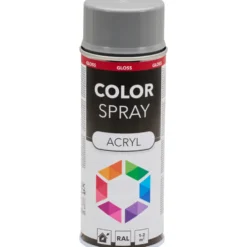Lackspray glänzend 400 ml Acryl RAL7037 staubgrau