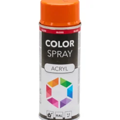 Lackspray glänzend 400 ml Acryl RAL 2004 reinorange