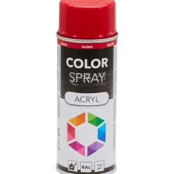 Lackspray glänzend 400 ml Acryl RAL 3002 karminrot