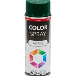 Lackspray glänzend 400 ml Acryl RAL 6005 moosgrün