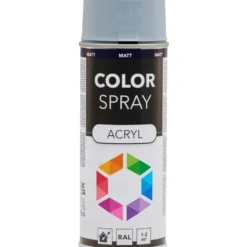 Lackspray matt 400 ml Acryl RAL7001M silbergrau