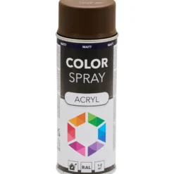 Lackspray matt 400 ml Acryl RAL 8014 sepiabraun