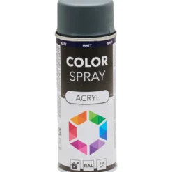 Lackspray 400 ml Acryl RAL7011 Eisengrau matt