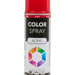 Lackspray 400 ml Acryl RAL3000 feuerrot