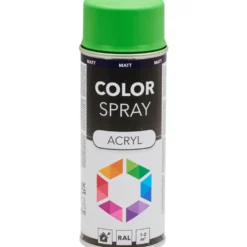Lackspray 400 ml Acryl RAL6018 Gelbgrün matt