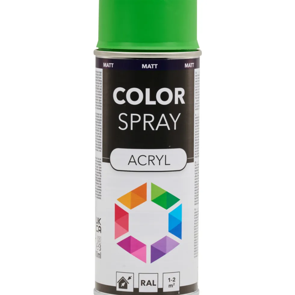 Lackspray 400 ml Acryl RAL6018 Gelbgrün matt