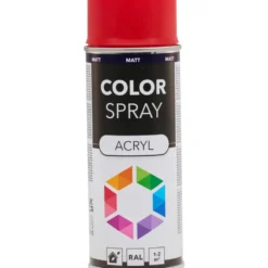 Lackspray 400 ml Acryl RAL3000M feuerrot matt
