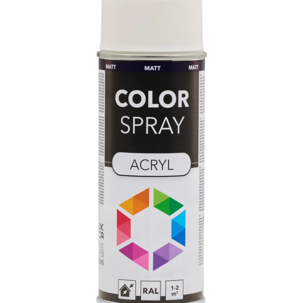 Lackspray 400 ml Acryl RAL9010M weiß matt