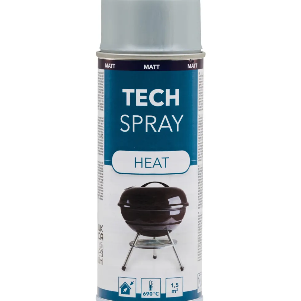 Lackspray 400 ml silber matt, 600° hitzebeständig