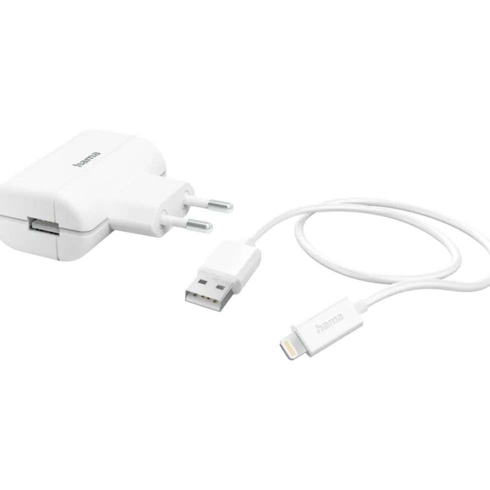 Ladeset Lightning 2,4A weiß