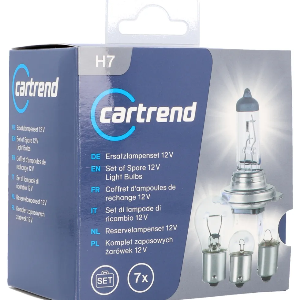Lampenersatz-Set 12V H7 7-teilig