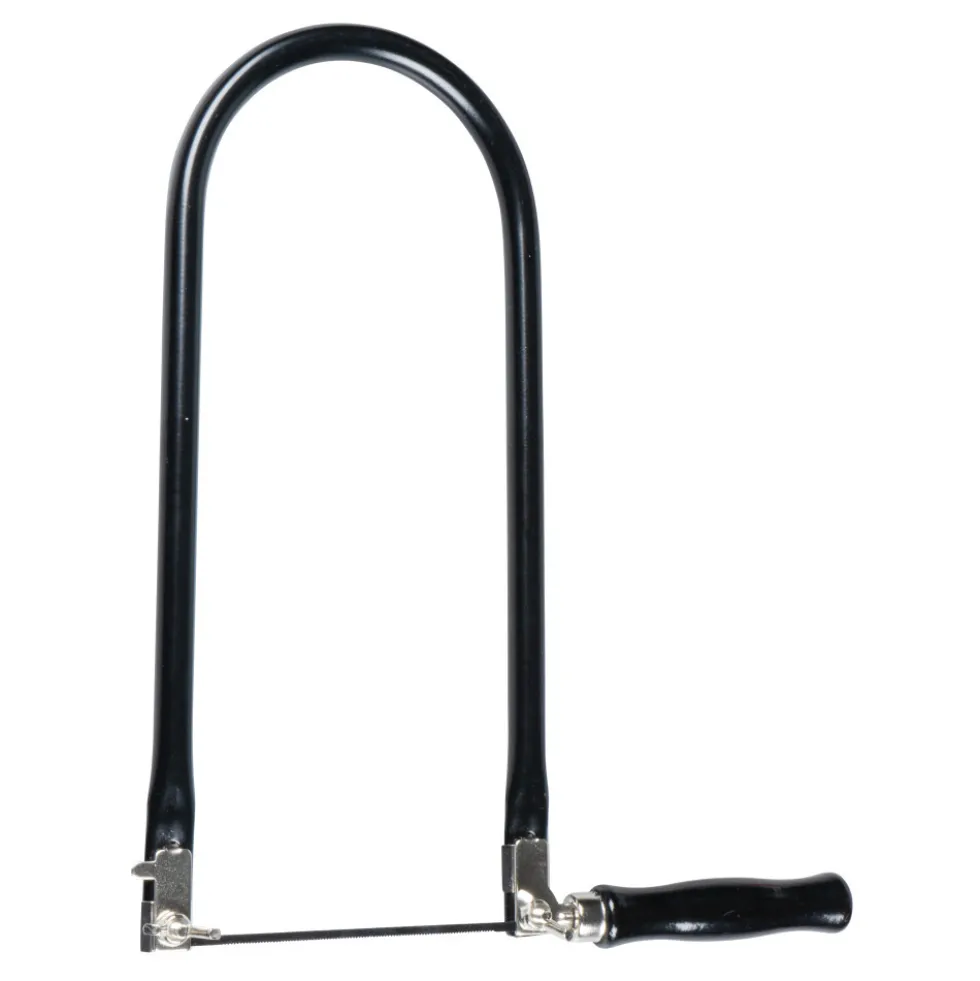 Laubsägebogen 300mm Stahlrohr Bügelsäge Laubsäge Handsäge Sägebogen
