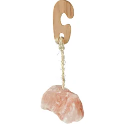 Leckstein 60 g aus Himalaya Salz mit Aufhängung