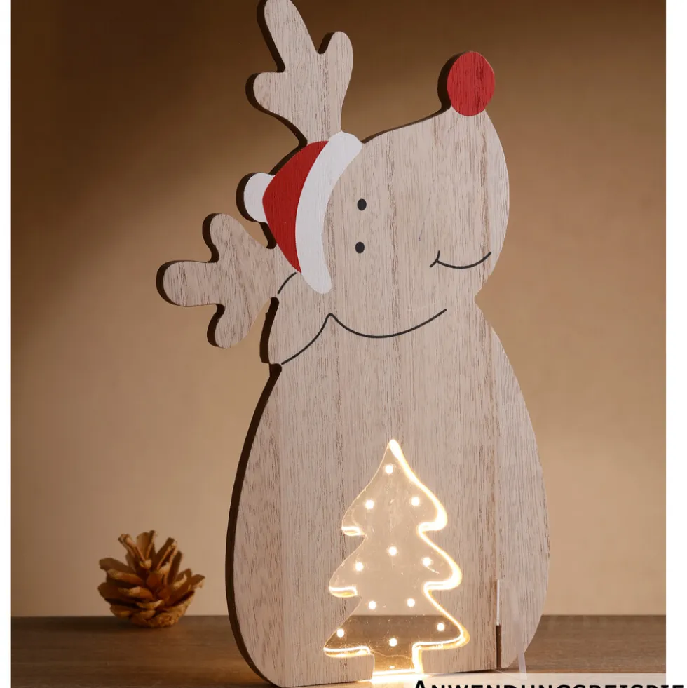 LED-Acryl-Hologramm-Leuchte - 4-fach sortiert
