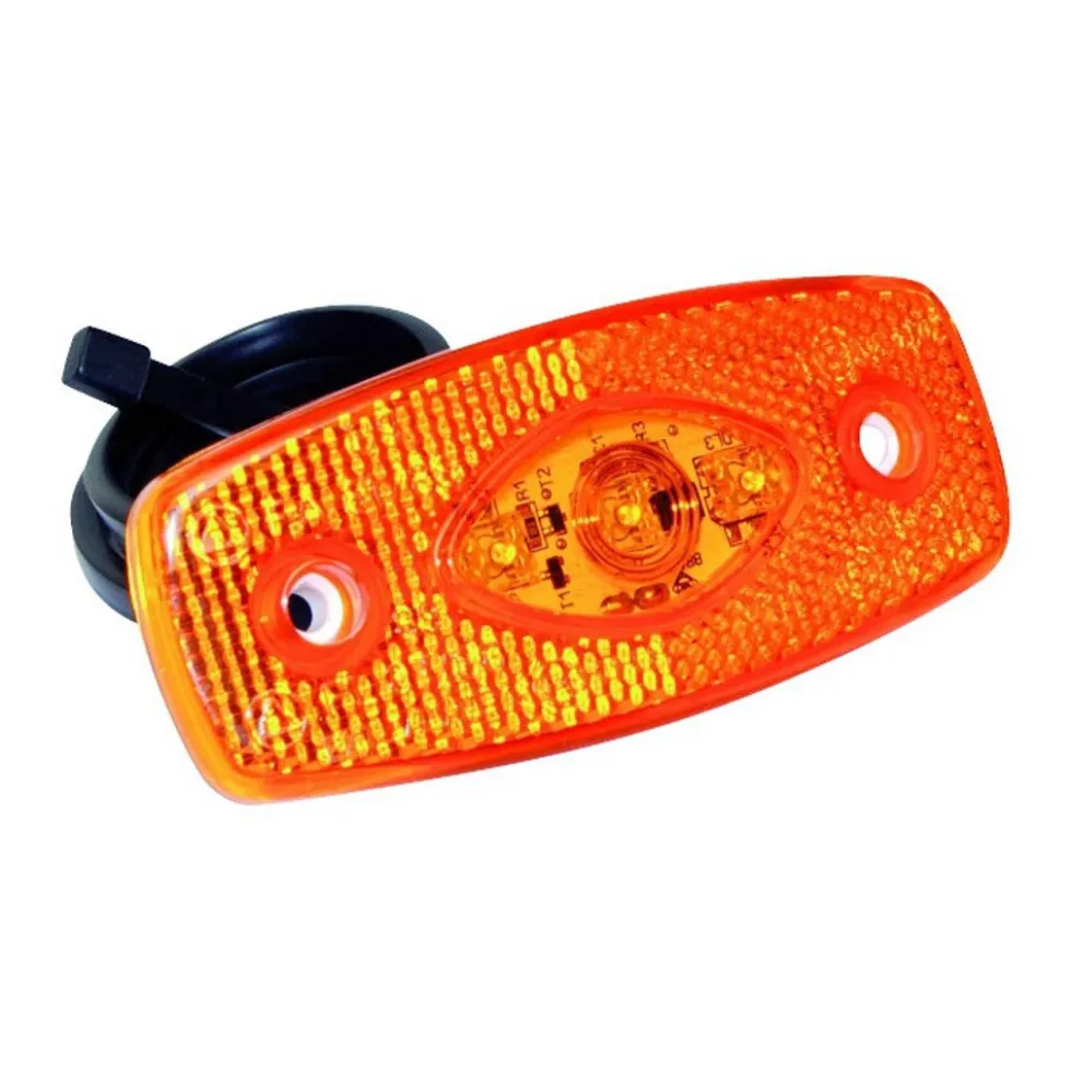 LED Begrenzungsleuchte 103x45x18 mm orange 12/24V