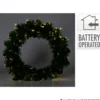 LED-Deko-Kranz warmweiß Ø 50 cm