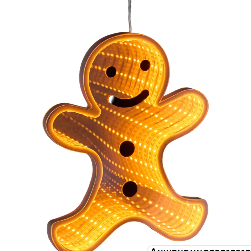 LED-3D-Spiegelleuchte Infinity Effekt 20 cm, Designauswahl