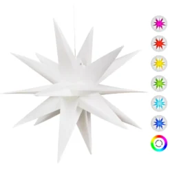 LED-3D-Stern 57 cm mit Farbwechsel