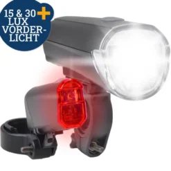 LED-Fahrrad-Beleuchtungs‑Set 1W 30 LUX