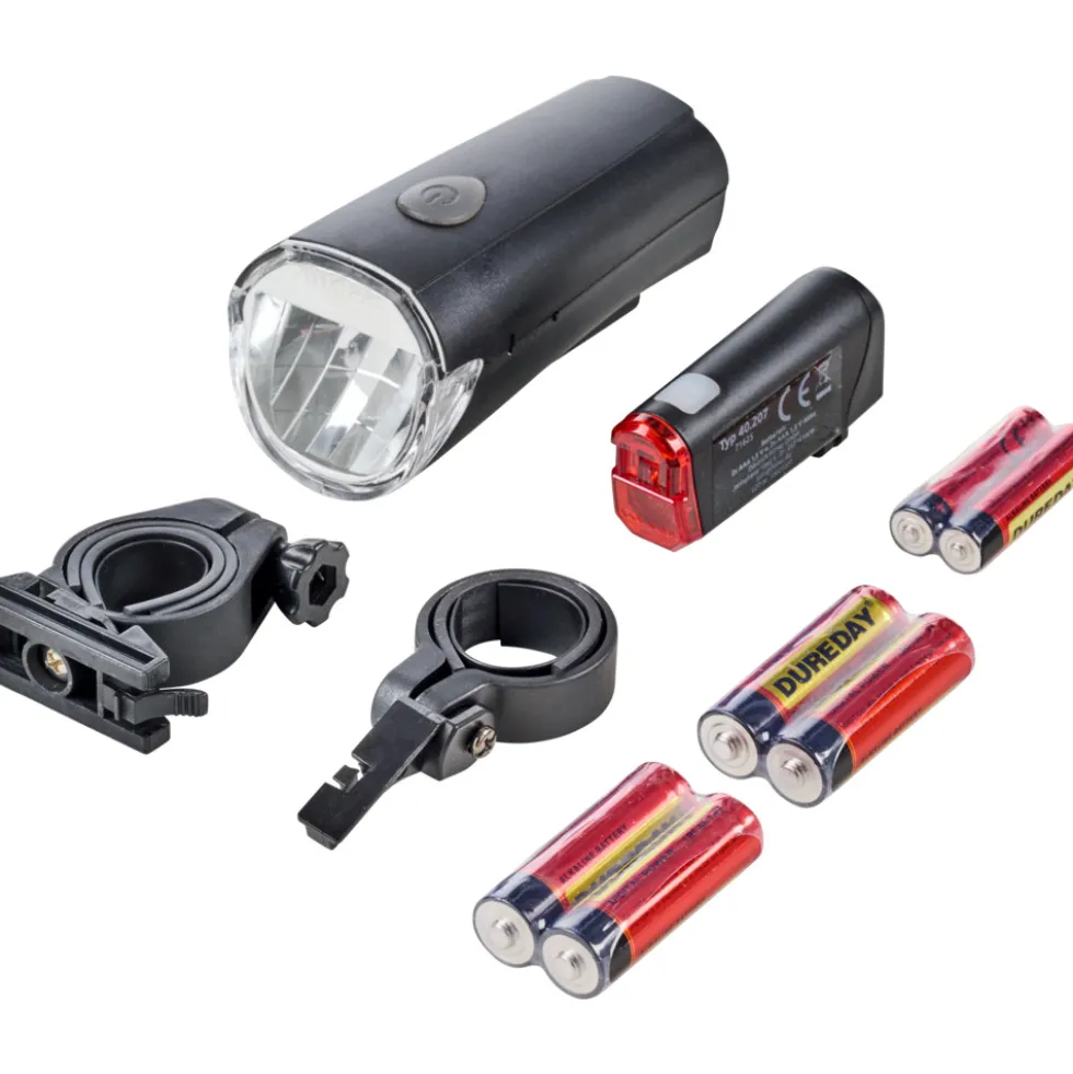 LED-Fahrrad-Beleuchtungs‑Set 1W 30 LUX