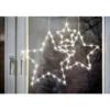 LED-Fensterfigur Stern Ø 40 cm aus Metall mit 30 LED und Saugnapf