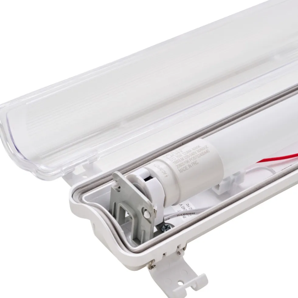 LED-Feuchtraumleuchte 120cm inkl. 16W LED-Röhre 4000K