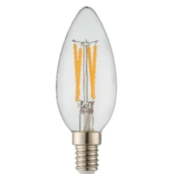 LED Filament Lampe 6 Watt in Kerzenform mit E14 Sockel