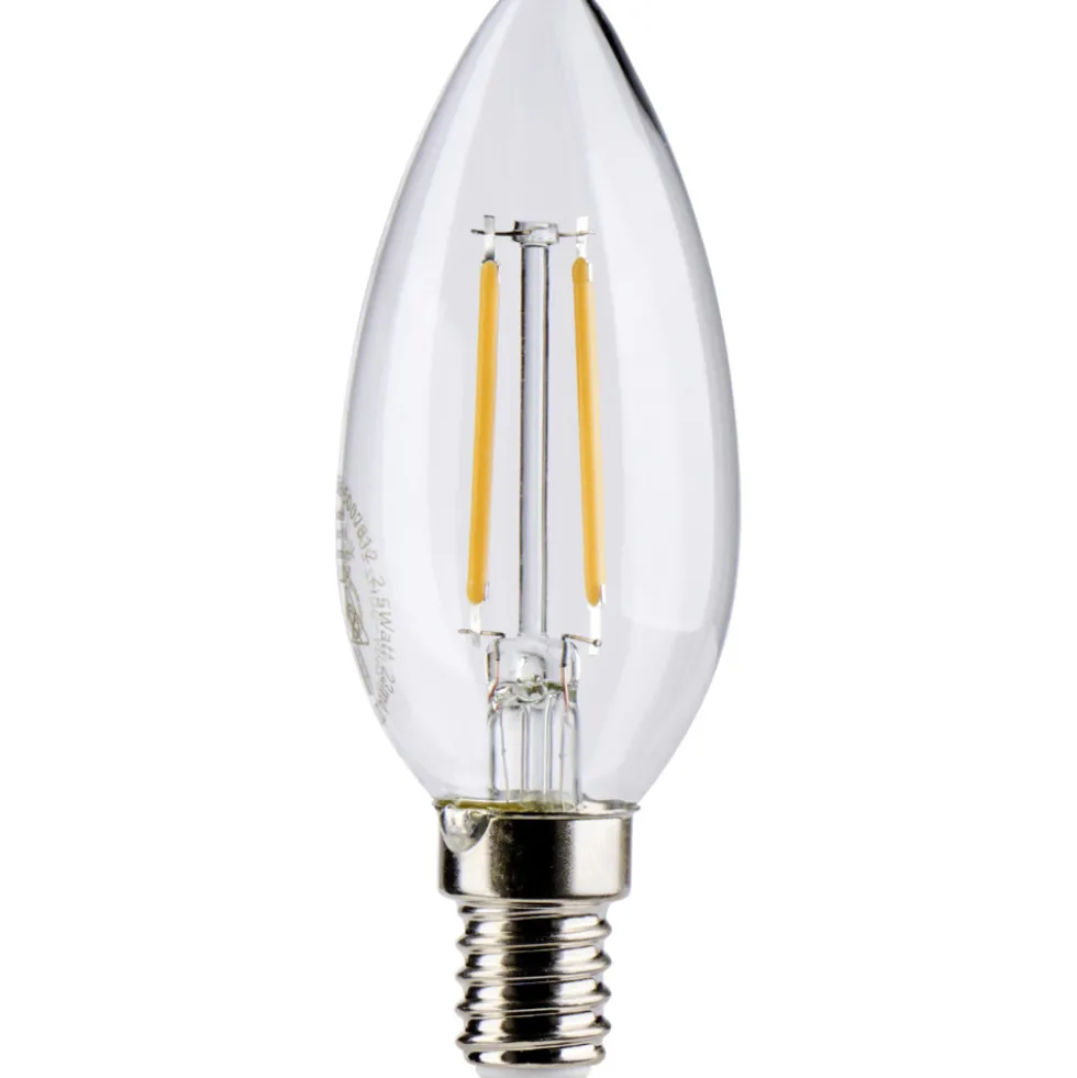 LED-Filament-Lampe 2,5 Watt mit E14 Sockel