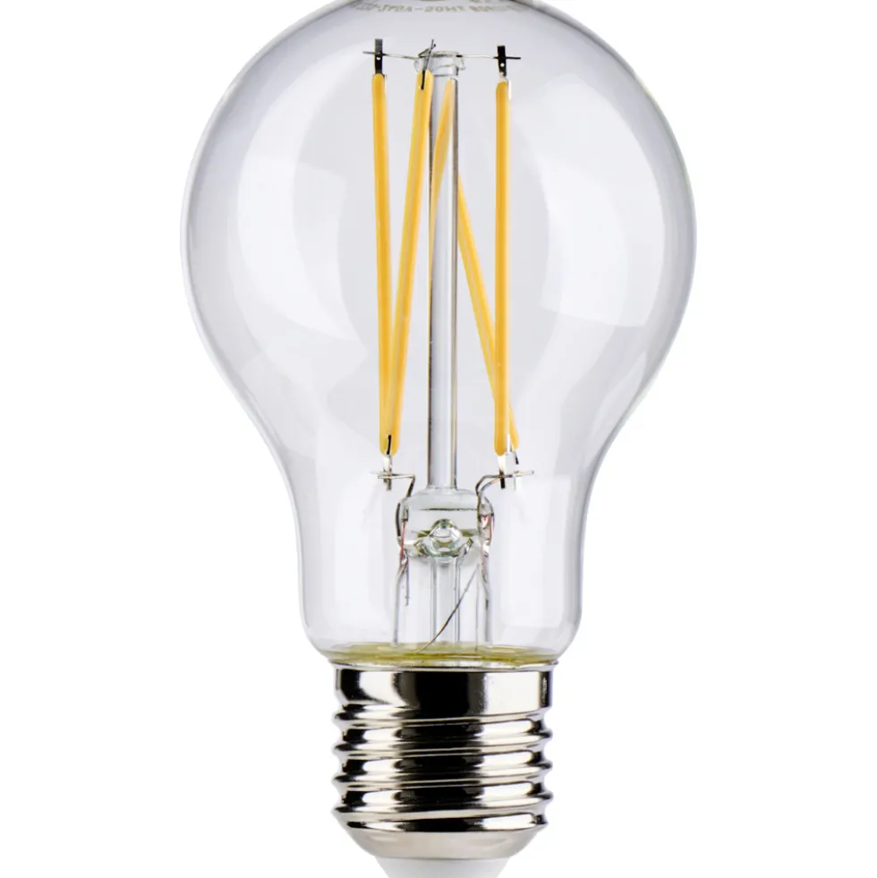 LED-Filament Lampe 8 W in Birnenform klar mit E27-Sockel