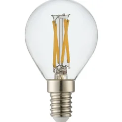 LED-Filament-Lampe 4,9 W klar in Tropfenform mit E14 Sockel