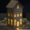 LED-Filzhaus klein 28 cm, 2-fach sortiert