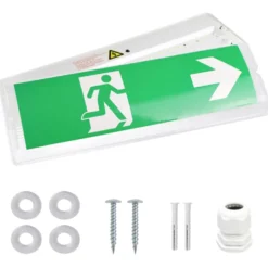LED-Fluchtwegleuchte, 15er-Set