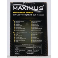 LED-Fluter 20 Watt 1600 Lumen mit Bewegungssensor