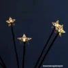 LED-Gartenbeleuchtung mit 6 Sternen, Timerfunktion und Erdspieß