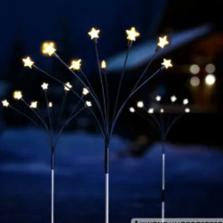 LED-Gartenstecker batteriebetrieben mit Timer