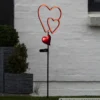 LED-Gartentstecker ''Herzen'' mit Timerfunktion