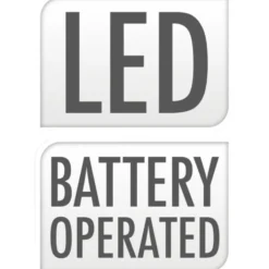 LED-Glaskuppel mit Pilzdeko und 12 LEDs