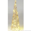 LED-Kegel 12 x 40cm goldfarben