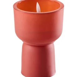 LED-Kerze groß aus Glas Ø 10cm, sortiert