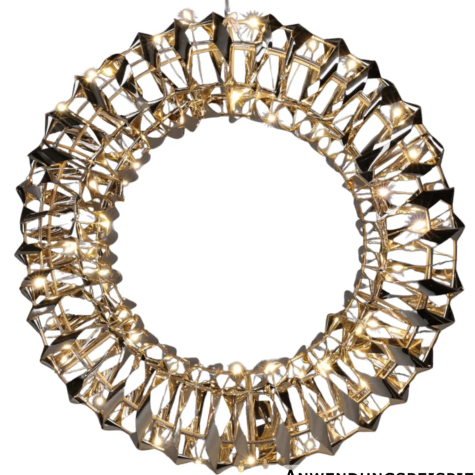 LED Kranz Gold ⌀ 30 cm
