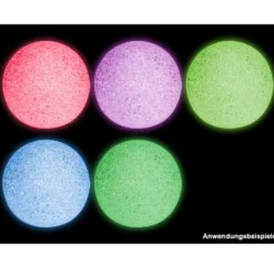 LED-Kugelleuchte 14 cm batteriebetrieben mit Farbwechsel aus Kunststoff