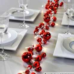 LED-Kugel-Lichterkette mit 20 LEDs - 3-fach sortiert