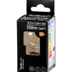 LED Lampe 2,5 Watt in Tropfenform mit E14 Sockel
