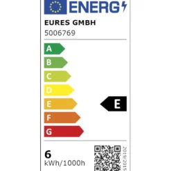LED Lampe 6 Watt in Tropfenform mit E14 Sockel
