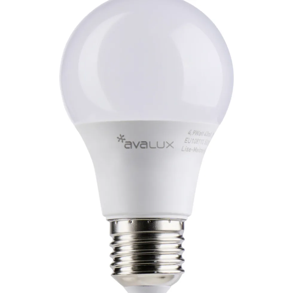 LED-Lampe 4,9 W in Birnenform mit E27-Sockel