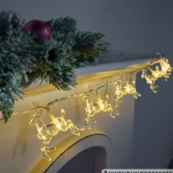 LED-Lichterkette-Hirsch mit 10 LEDs