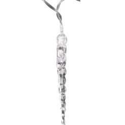LED-Lichterkette 2,2 m mit 20 Eiszapfen und 20 LEDs